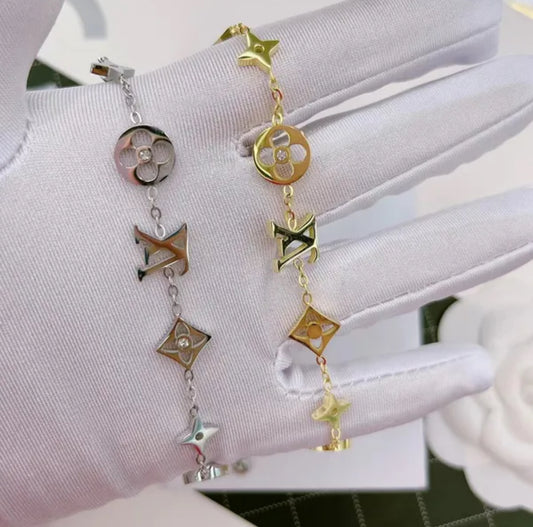 Lux Bracelet - Classic Logo Charm Bracelet